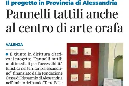 Il progetto in Provincia di Alessandria